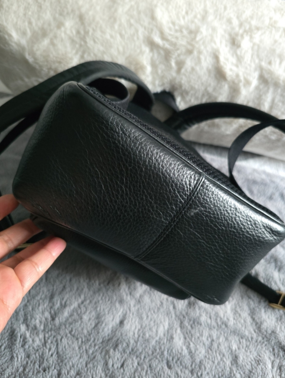 Coach Mini Backpack in Black and Brown Signature Print 💝 - Picture 4 of 10